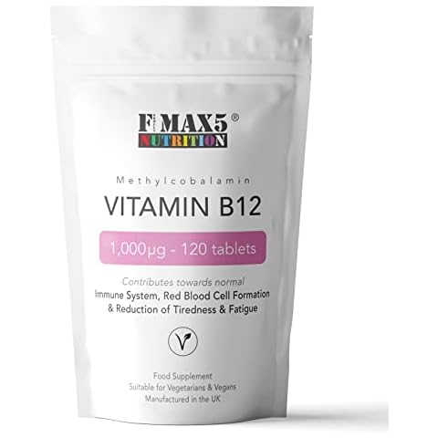 FMax5 Vitamin B12 Methylcobalamin 1000mcg Tablets Cover