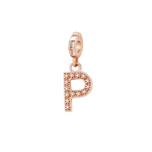 Charm de plata Rosato letra P RZ094 el regalo ideal para momentos inolvidables