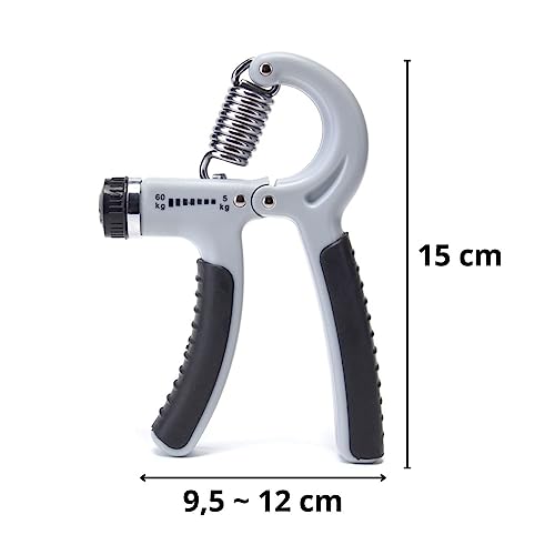 Hand Grip Mola De Fisioterapia Ajustável De 5 Até 60 Quilos Alicate De Exercícios Dedos Pulso Antebr