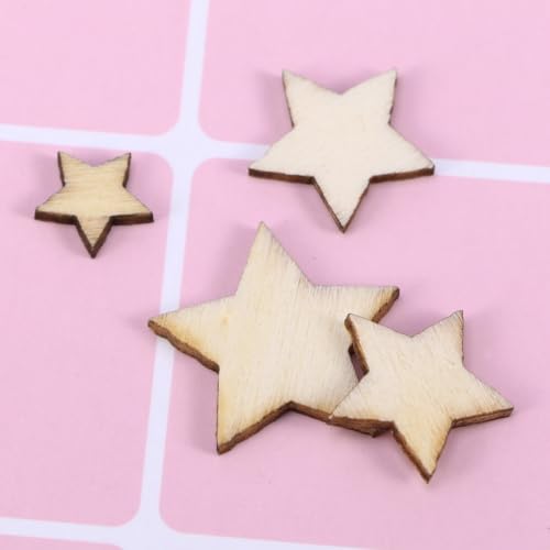 Adornos de pentagrama de madera natural para solucionar la falta de detalles creativos en bodas 7