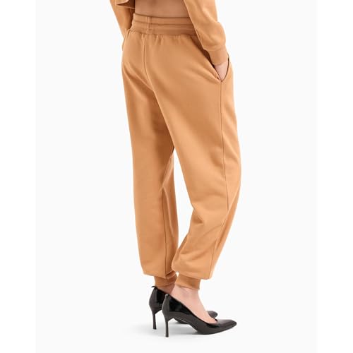 Armani Exchange Women's Cotton Diagonal French Terry Jogger with Script Logo4