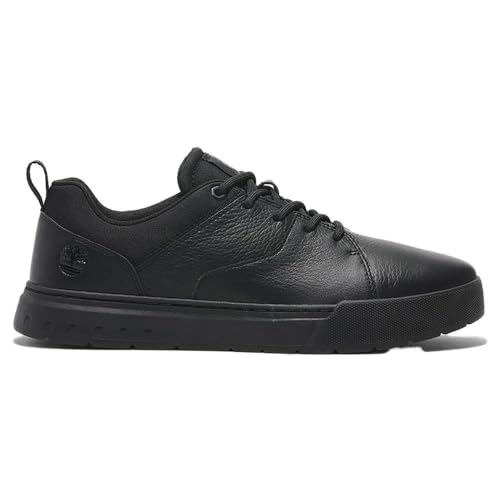 Image of Timberland Maple Grove Leather Ox Sneakers for Men - Leather Upper with Lace Up Closure, Elegant and Round Toe Design