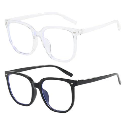JchEnye Lunettes Anti-lumière Bleue pour Hommes et Femmes | Lunettes d'ordinateur Anti-Fatigue et Anti-migraine oculaire