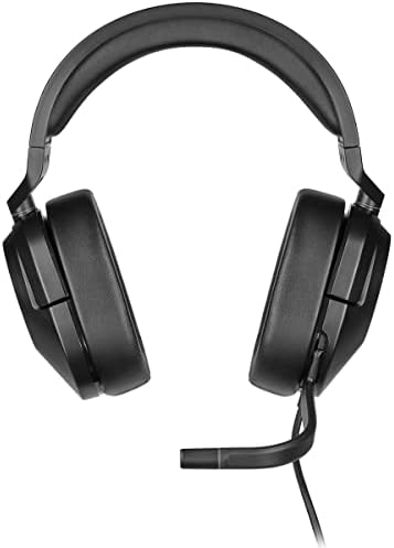 Corsair HS55 Surround Oyun Kulaklığı (Hafızalı Köpükten Suni Deri Kulaklıklar, PC ve Mac'te Dolby Audio 7.1 Surround Ses, Çok Yönlü Mikrofon, Çoklu Platform Uyumluluğu) Siyah - Görsel 3