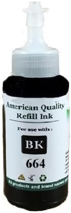 Vivid Colors Botella de tinta de recarga negra para ET2550 T6641 BK T-6641BK T6641BK disponible en Yaxa Costa Rica