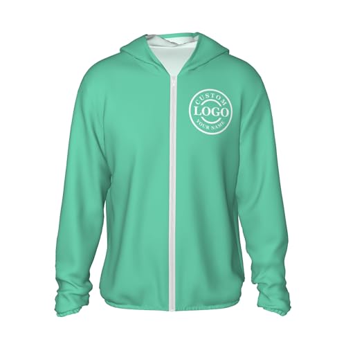 Custom Sun Protection Shirt Add Image Text Logo Personalized ultra-thin Long Sleeve Sun Protection Shirt For Men Women