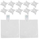 ERINGOGO 100Pcs Inflatable Air Packaging Cushions 20X20Cm for Packing and Shipping Protective Void Fillers Buffer Bags for Industrial Packaging