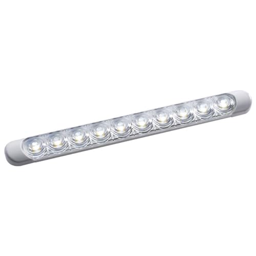 Plafonnier à LED OSCULATI blanc gain de place pour plafond bas et cabine