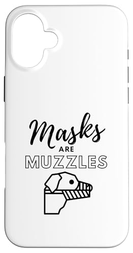 Masks Are Muzzles Funny Dog Mask For Human Sheep Muzzle MASK �X�}�z�P�[�X iPhone 16 Plus �p