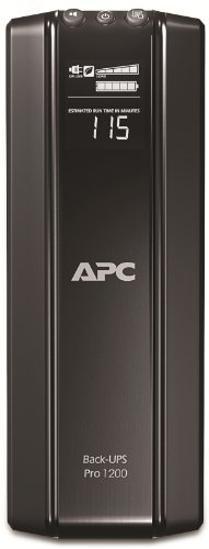 APC Power-Saving Back-UPS PRO - BR1200G-GR - Gruppo di Continuità (UPS) 1200VA, (AVR, 6 Uscite Schuko, USB, Shutdown Software, Risparmio Energetico)