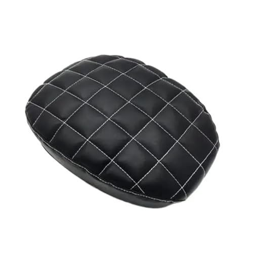 Coussin de siège en cuir pour Sportster XL1200 finition premium double selle noire