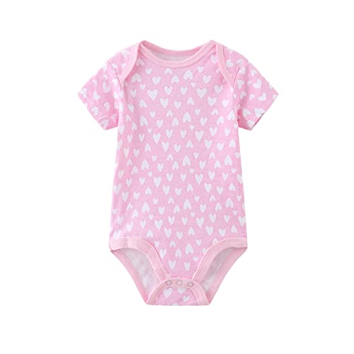 Baby Bodysuit Short Sleeve one-Piece Newborn Baby Clothes for Baby Boy and Girls2