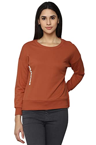 Image of Allen Solly Women's Cotton Crew Neck Sweatshirt