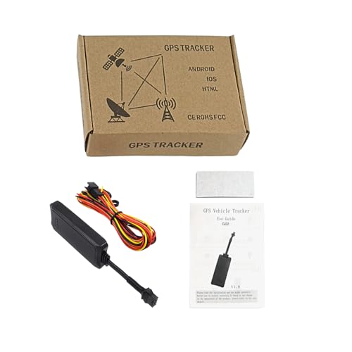Dispositivo de rastreo de vehículos - Localizador GPS inteligente para coche, mini rastreador inalámbrico para monitoreo en real, alertas geo-cerca Acceso remoto | Ideal para seguridad en