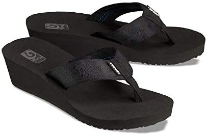 Teva Women's Mush Mandalyn Wedge 2-W,Motif Black,12 M US | Image 5