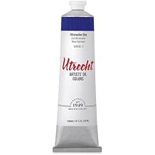 Utrecht Artists Oil Paint - Ultramarine Blue, 150 ml tube
