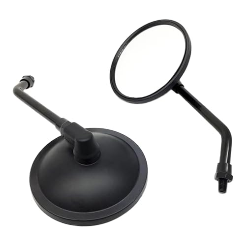Rétroviseurs universels moto scooter filetés 10mm rétroviseurs latéraux ronds convexes