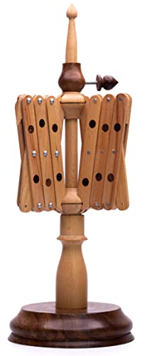 Inanosa Hand Operated Yarn Ball Winder, Table Top Yarn Swift - Wooden Crocheting And Knitting Craft Accessories Combo | Best Gift From Craft Supplies For Crochet Lovers - Rosewood&Beechwood #TOP6
