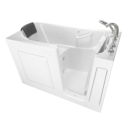 American Standard 30 Inches x 60 Inches Right Hand Premium Series Walk in Combo Whirlpool and Air Spa in White