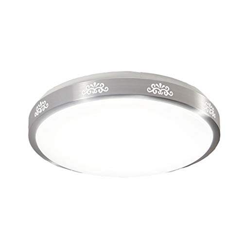 Lámpara de techo LED redonda acrílica con luz blanca para sala de estar y estudio
