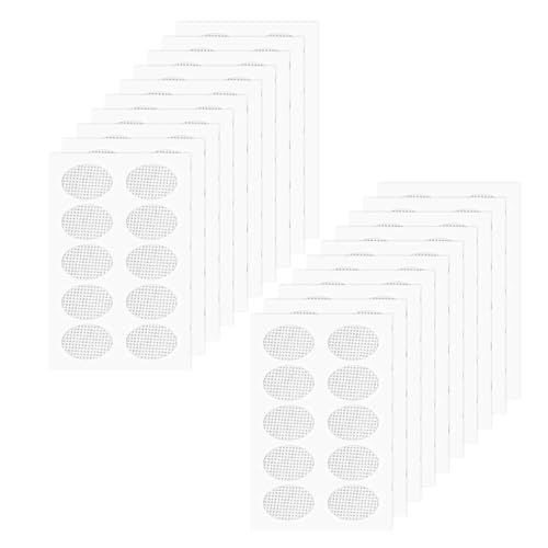 200Pcs Ear Lobe Support Patches, Invisible Earlobe Support Patches, Breathable Earring Support Patches, Oval Design Ear Pinning Back Stickers, Clear Earrings Stickers for School