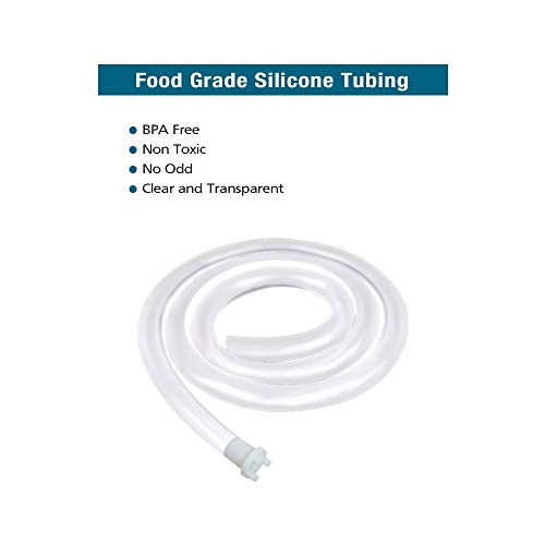 Replacement Silicone Tubing Hose For Water Bottle Pump, High Compatibility For Most Electric Usb Charging Automatic Drinking Water Pump, Bpa Free, 4 Per Pack #TOP2