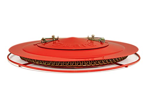 Collapsible Hanging Mesh Wild Bird Feeder - For Red Cardinals, Finch, Perching, Clinging And Hanging Birds - All Metal Premium Construction And Zinc Plated Resists Rust - By Squirrel Guard #TOP6