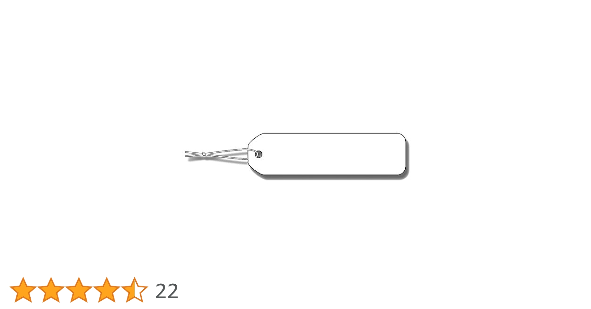 Amazon | シモジマ ヘイコー 提札 白無地 綿糸付 No.30 500枚入