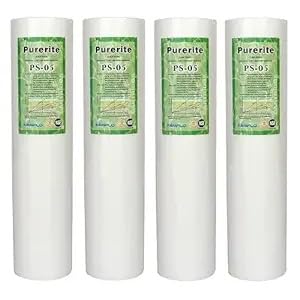 Macmillan Aquafresh 10 Inch Spun Filter (PP Spun) Cartridge Compatible for 10 Inch Pre-Filter Housing of Water Purifier (4)