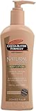 Cocoa Butter Body Lotion Natural Bronze Vitamin E - Gradual Tanning 24-Hour Moisturizer 250-ml (Bottle Color May Vary)