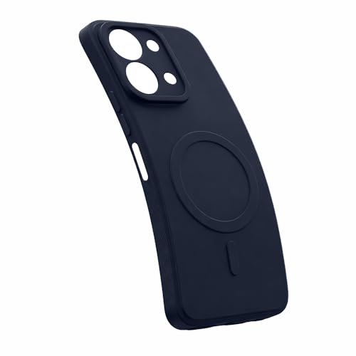 Image of Back Cover | MagFit Ring Design (Non-Magnetic) | Shockproof Case | Anti-Slip Grip | Raised Camera Edges | Slim Protective Case for Mi Redmi 15C 4G / Poco C85 4G (Steel Blue)