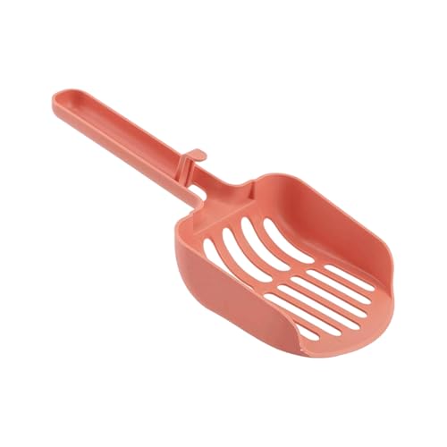 ZYMIADOU Cucharas ergonómicas para gatos para colgar fácilmente y ahorrar espacio, pala de organización para limpiar arena de mascotas