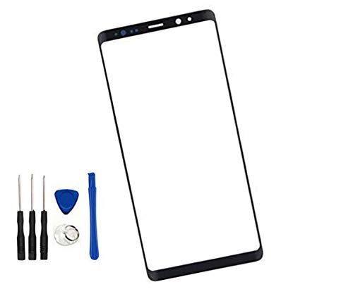 Front Screen Outer Glass Top Panel Lens Replacement for Galaxy Note 8 Note8 N950U N950W N950FD N950F 6.32'' All Carriers (Not LCD/Not digitizer/Not Protector) Black