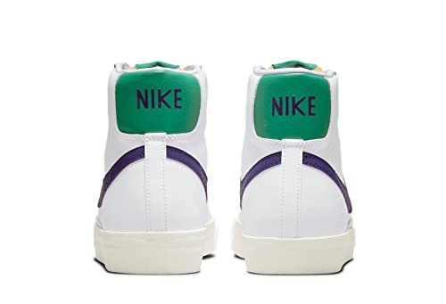 Image of Nike Blazer Mid '77 VNTG We Reptile, Men's Basketball Shoe, White Purple, 8 US