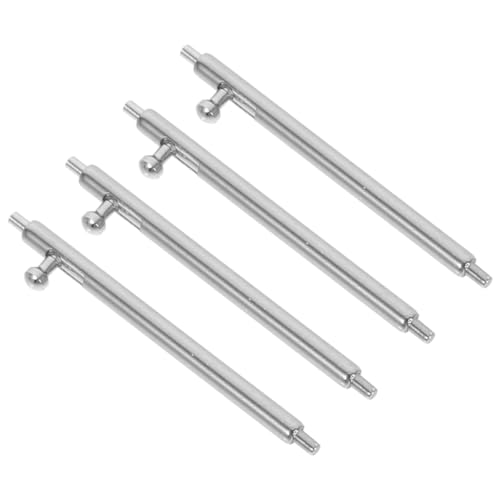 LALADEFIEE Pasadores de Reloj de Acero Inoxidable 1,5x20 Mm, Kit de 4 Piezas de Tubo de Liberación Rápida para Correas de Reloj, Accesorios de Reparación para Bandas Metálicas Cuero