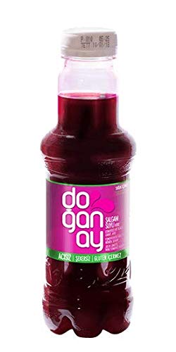 Doganay Mild Fermented Black Carrot -Turnip Juice, 300ml x 24 Bottles - Sade Salgam Suyu 300mlx 24 adet