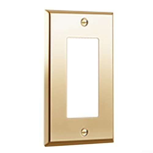 Placa de enchufe latón cepillado para salones y dormitorios modernos 3