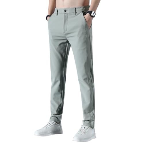 Pantalon en soie glacée homme anti-transpiration et ultra élastique