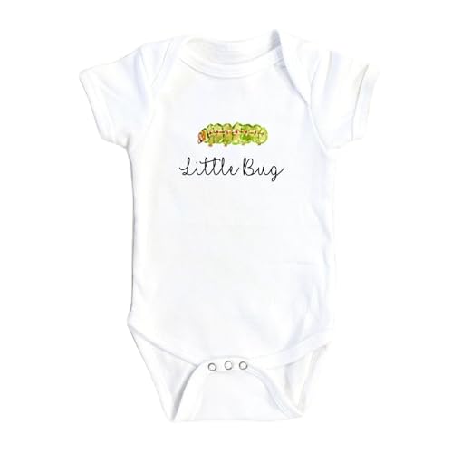 Image of NOFO VIBES Little Bug Script - Baby Boy Girl Clothes Infant Bodysuit Funny Cute Newborn
