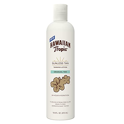 Hawaiian Tropic Reef Friendly Gradual Tanning Milk Lotion, 12.6 Ounces
