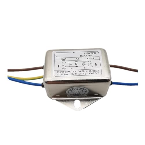 Filtre de puissance anti-interférence DAA1-6A 220V 6A pour éliminer le bruit électrique