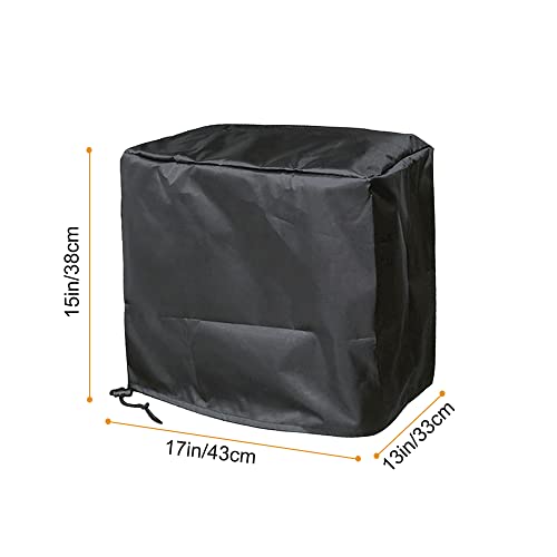 Funda protectora resistente para fabricadora de hielo, cubierta impermeable de poliéster con cordón ajustable para máquina de hielo o café miniatura 7