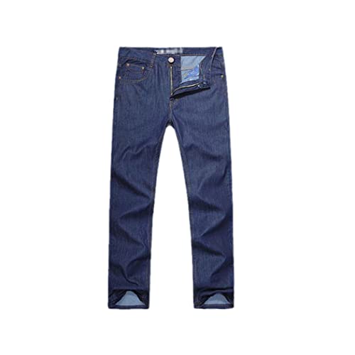 Jean ample homme coupe large en coton bleu grande taille 40 casual