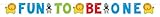 One Wild Boy Birthday Party Jumbo Letter Banner Kit Decoration, Multi Colored, Paper, Assorted Sizes, 8-Piece