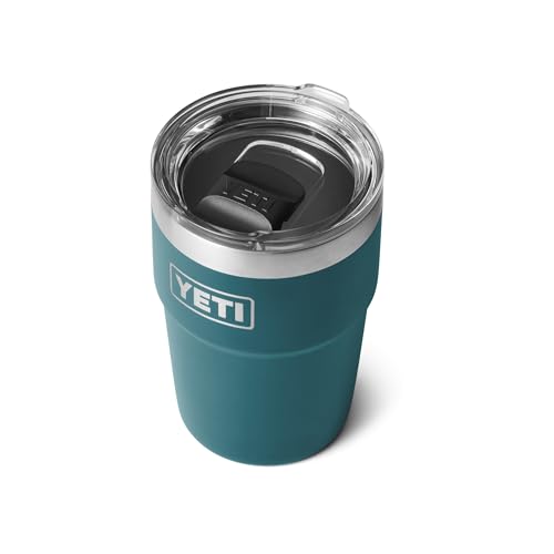 Image of YETI Rambler 16 oz Stackable Tumbler, Vacuum Insulated, Stainless Steel with MagSlider Lid