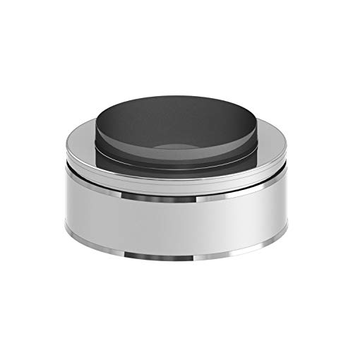 H&M New Line Edelstahlschornstein Schornstein Abschluss Einzelteil doppelwandig Mündungsabschluss Mündungselement Ø100mm Innendurchmesser verschliesst die 25mm Isolierung Cover