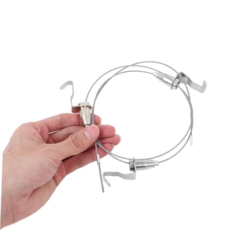Image of 2pcs Heavy Duty Picture Wire Kit Wall Hooks for Drywall Picture Hangers for Frames and Mirrors