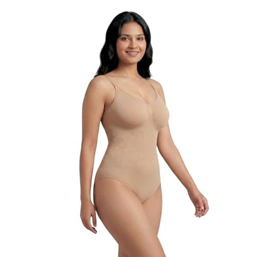 Image of Kaththai Women's Shapewear Tummy Control Bodysuit Seamless Sculpting Shaper Tank Top Body Suit & Snatched Waist Body Shaper Suit Thong or Brief