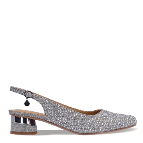Women's J Renee, Baline Pump Pewter2