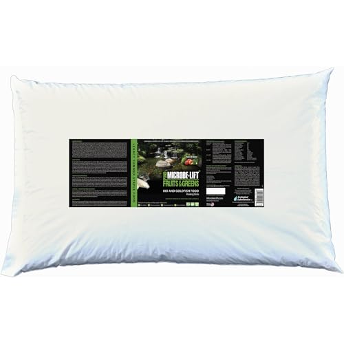 Microbe-Lift Fruits and Greens Floating Fish Food Sticks for Ponds, Water Gardens, and Fountains, Safe for Live Goldfish and Koi, 40 Pounds